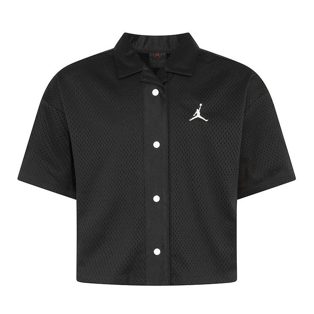 Jordan Skjorte k/æ - Dri-Fit - Sort m. Logo