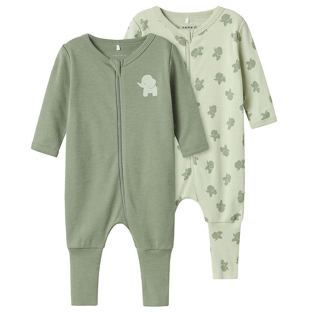Name It Natdragt - Noos - 2-pak - NbfNightsuit - Sea Foam