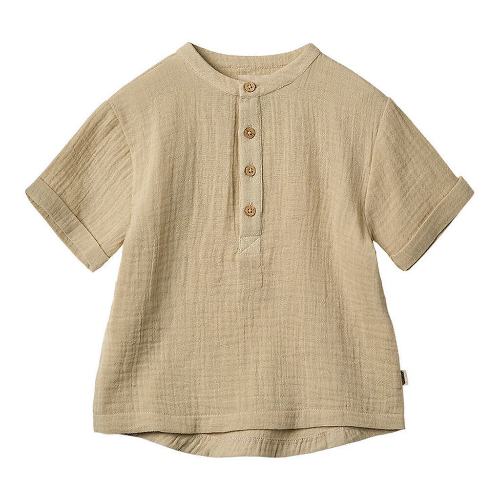 Wheat Skjorte - Musselin - Svend - Soft Sand