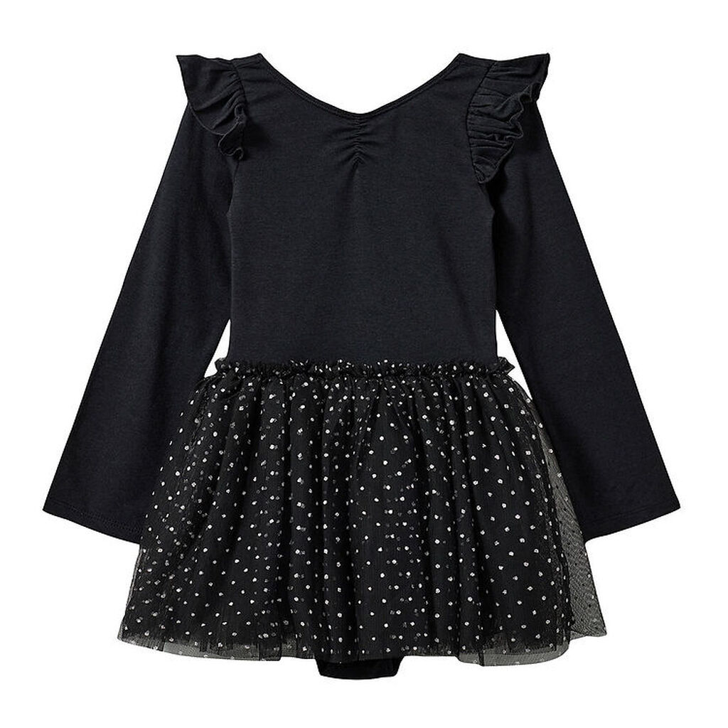 Sofie Schnoor Gymnastikdragt - Tyl - Sort m. Prikker