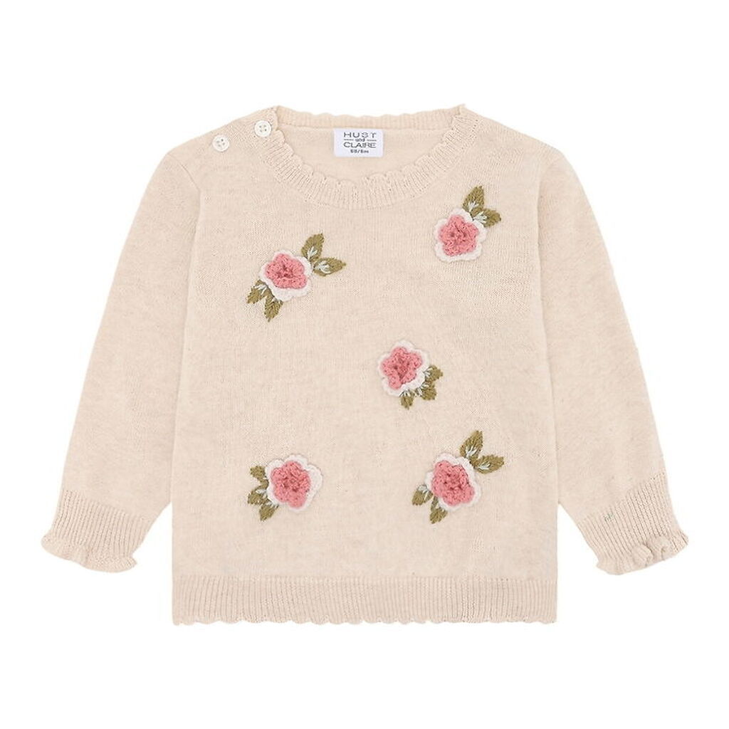 Hust and Claire Bluse - HCPusle Garden - Strik - Whisper Melange