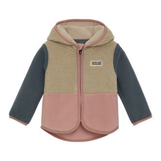 Color Kids Fleecejakke - Baby Teddy - Woodrose
