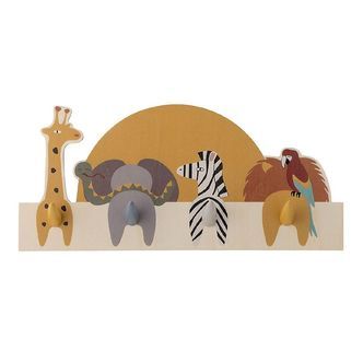 Bloomingville Knagerække - 40x20x6 - Mallen - Brun