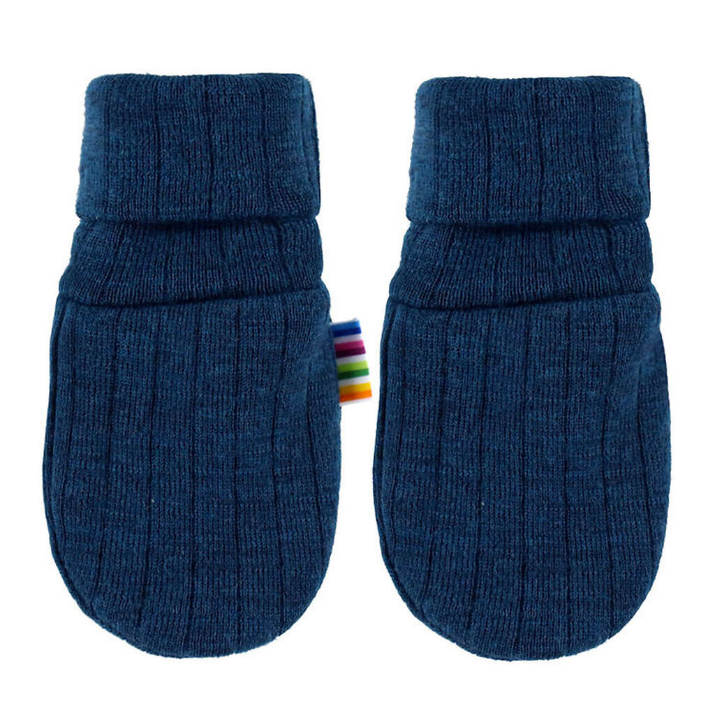 Joha Luffer - Uld - Rib - Mørk Turkis