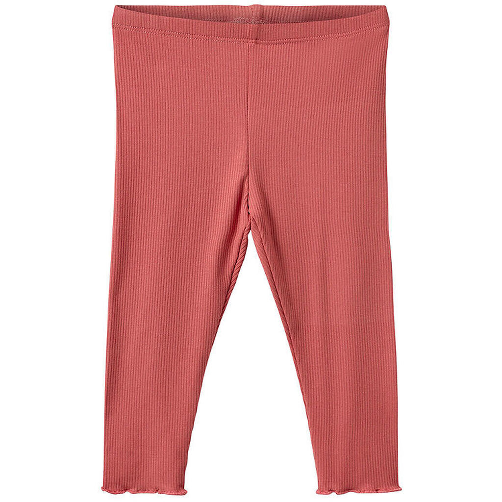 Sofie Schnoor Leggings - Rib - Coral Pink