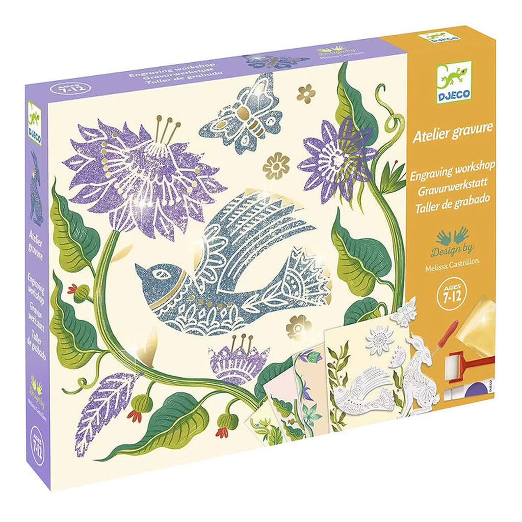 Djeco Kreasæt - Atelier Aquarelle - Passionflower