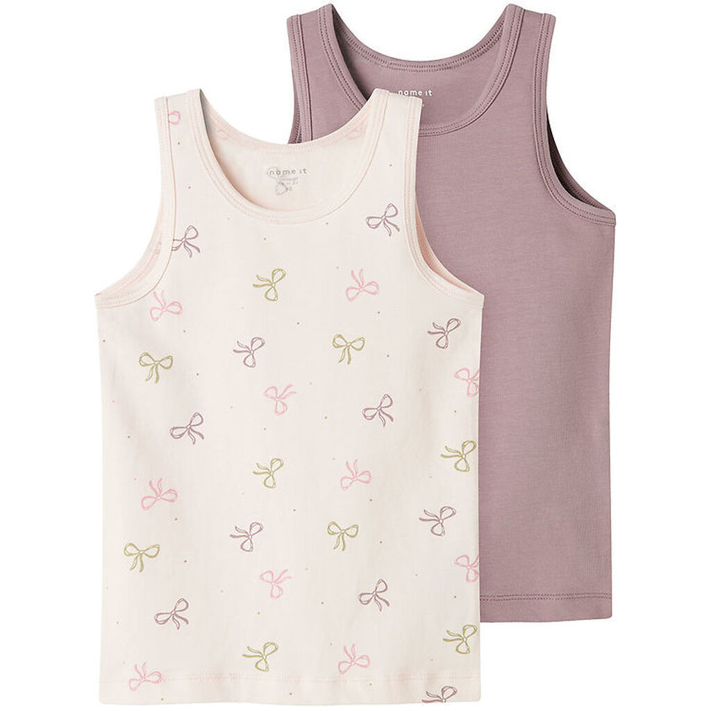 Name It Undertrøjer - Noos - 2-pak - NmfTank - Barely Pink
