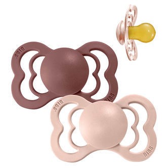 BIBS Supreme Sutter - Str. 2 - 2-pak - Symmetrisk - Woodchuck/Bl