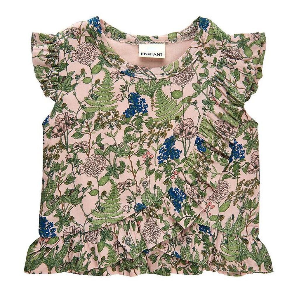 En Fant T-shirt - Cameo Rose m. Blomster