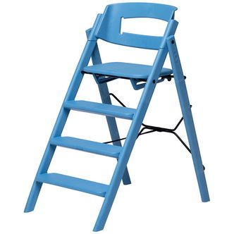 KAOS Højstol - Klapp - Genanvendt Plastik - Swedish Blue