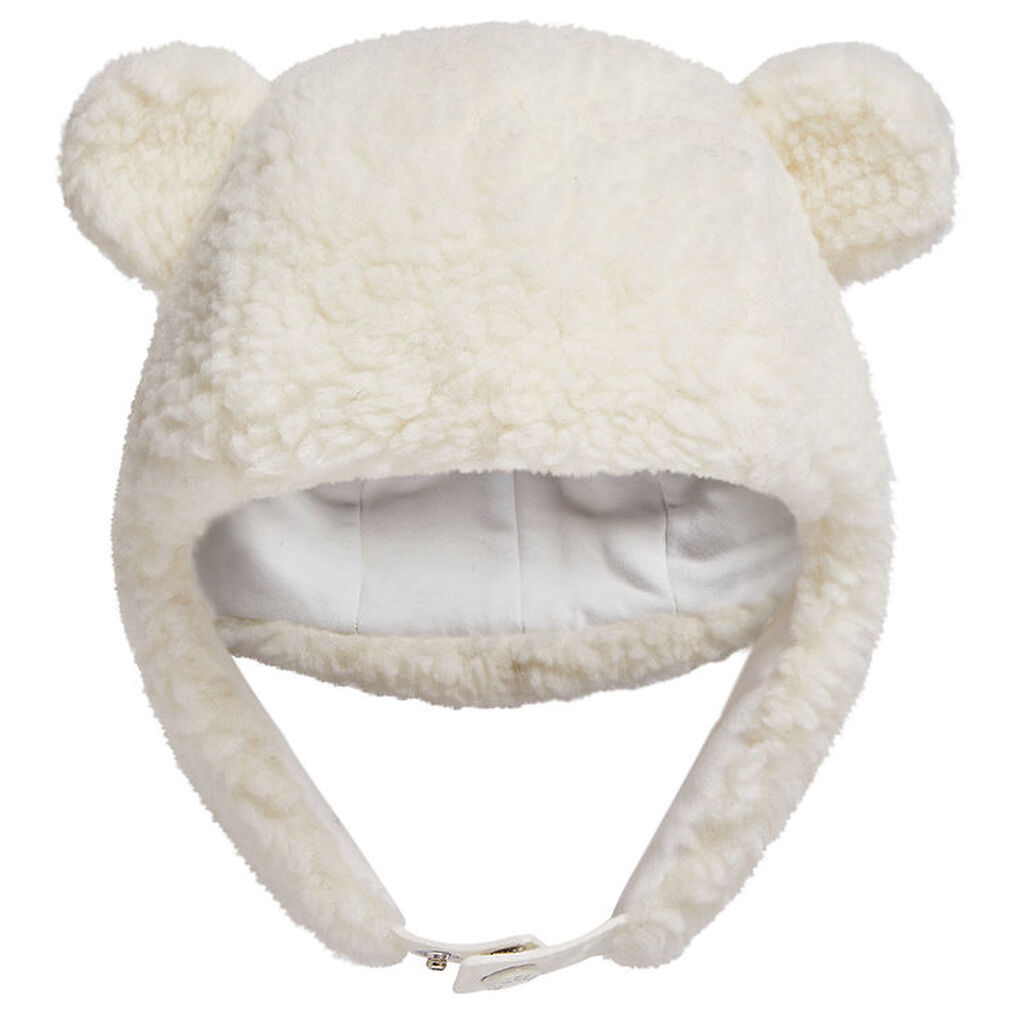 Moncler Hue - Teddyfleece - Off White m. Ører