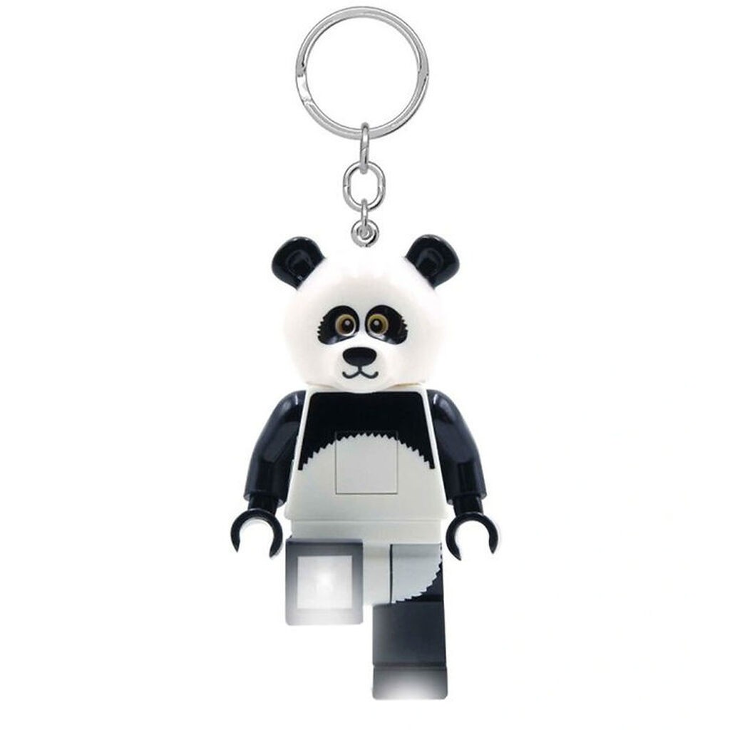 LEGOÂ® Nøglering m. Lommelygte - Pandafyr