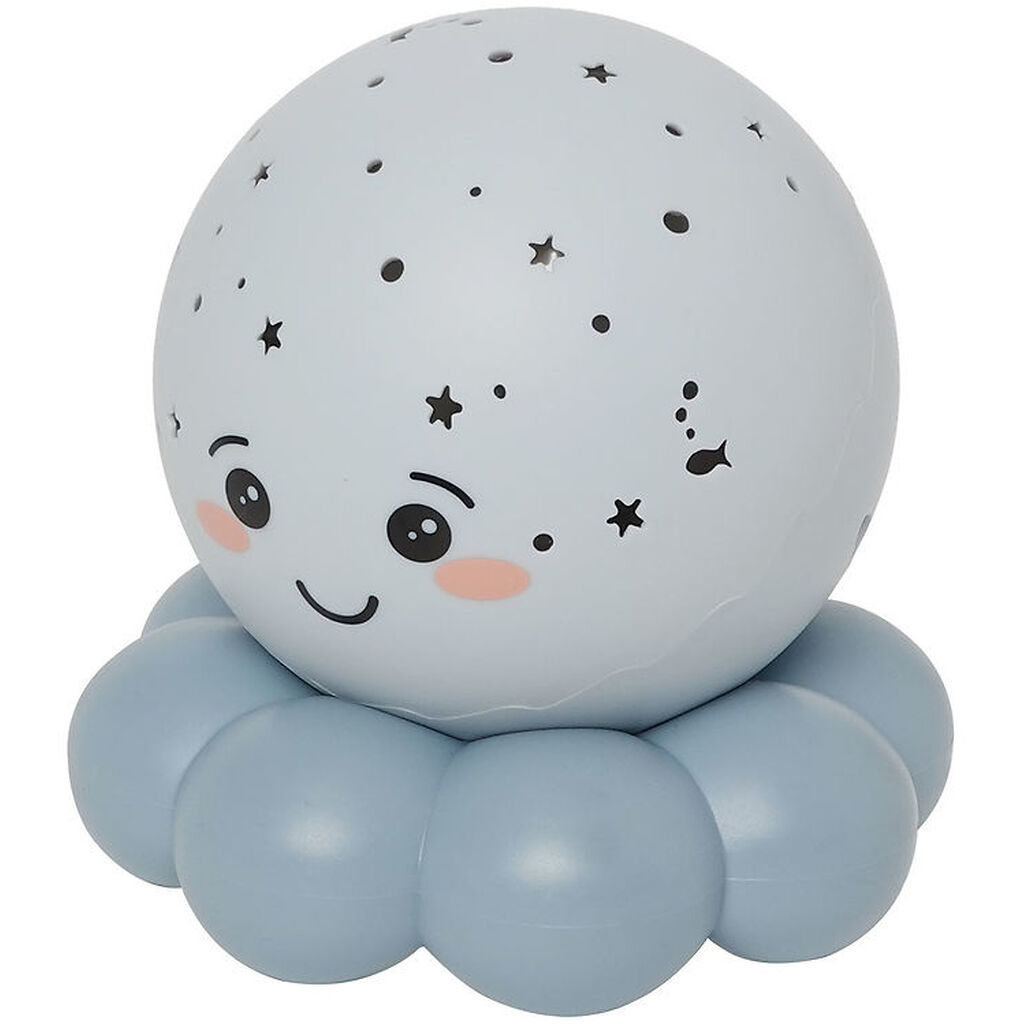 Cloud-B Natlampe - Twinkles To Go Octo - 12x12 cm - Pastel Blue