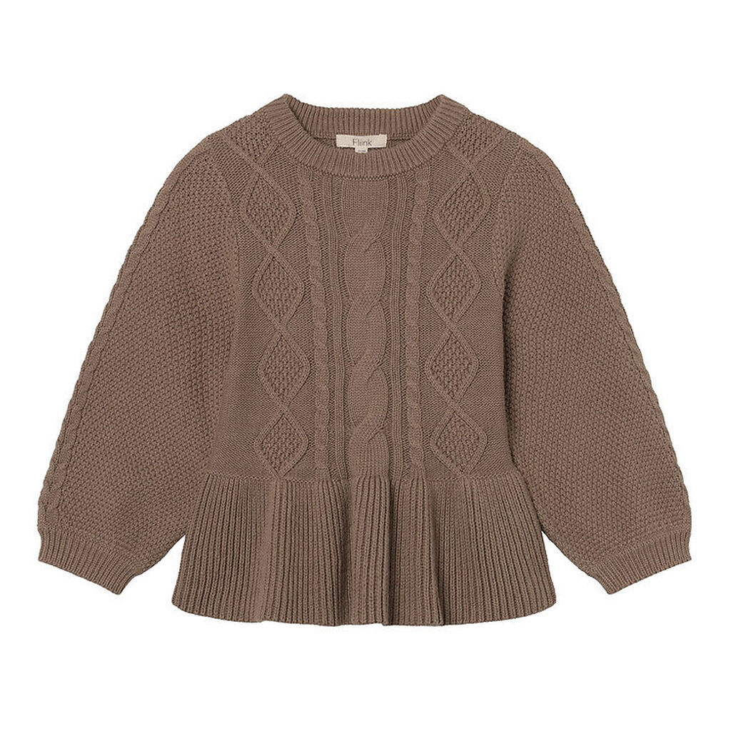 Fliink Bluse - Strik - Cottie - Pine Bark