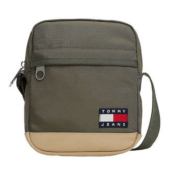 Tommy Hilfiger Skuldertaske - Ess Daily - Pewter/Green