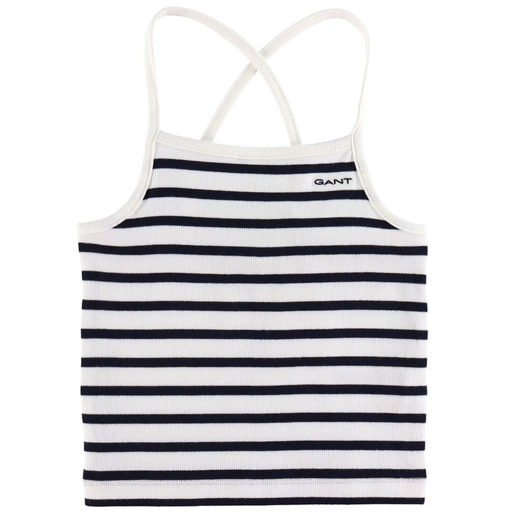 GANT Top - Rib - Evening Blue