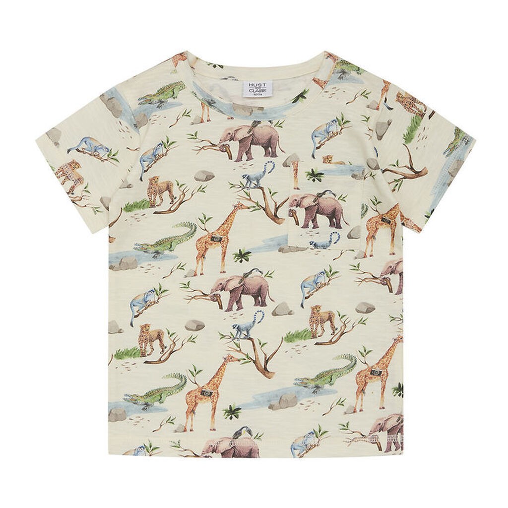 Hust and Claire T-shirt - Anker - Ivory m. Dyr