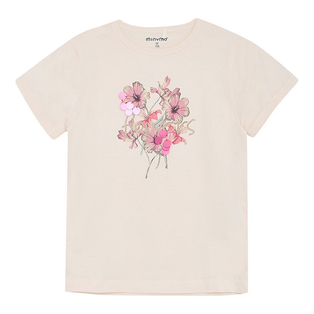 Minymo T-shirt - White Swan