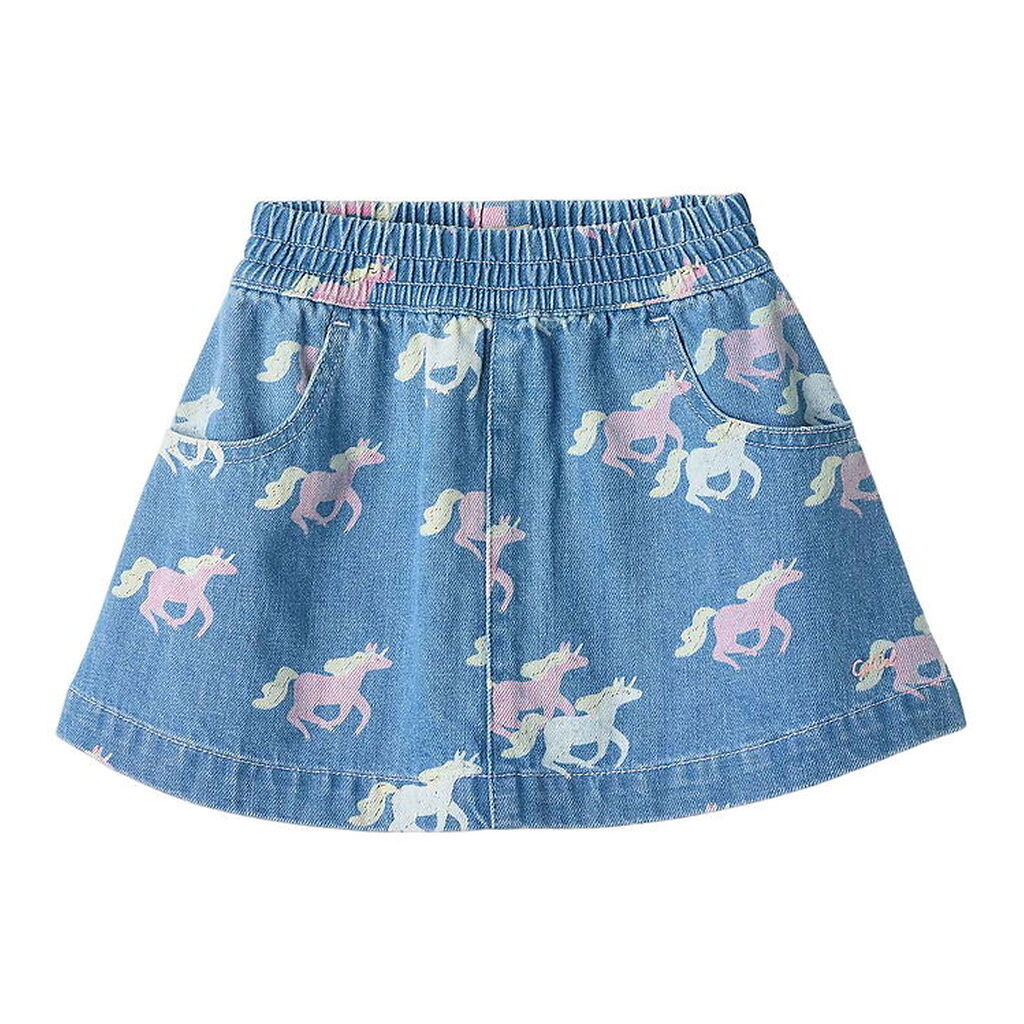 Copenhagen Colors Denimnederdel - Indigo Blue Wash