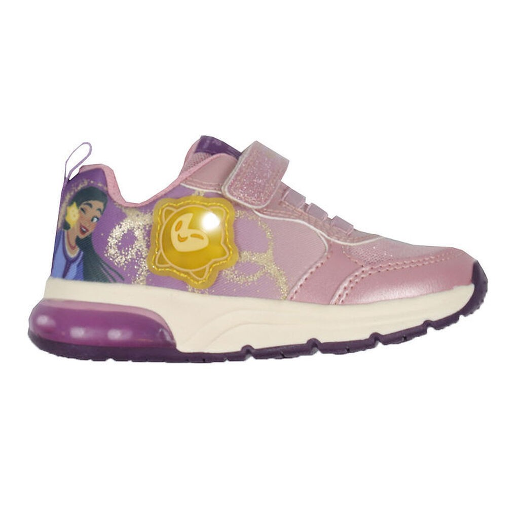 Geox Sko m. Lys - Spaceclub - Pink/LT Prune