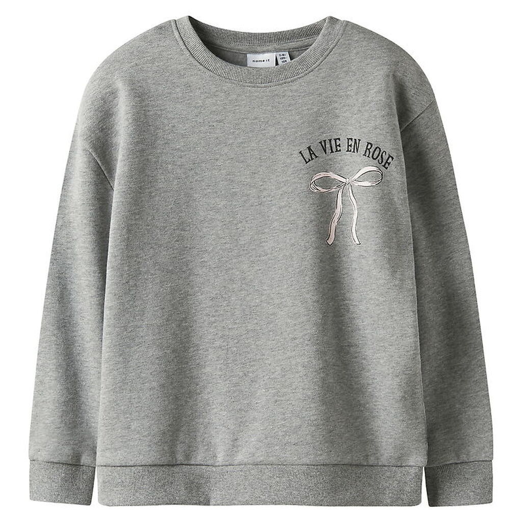 Name It Sweatshirt - NkfRastin - Grey Melange