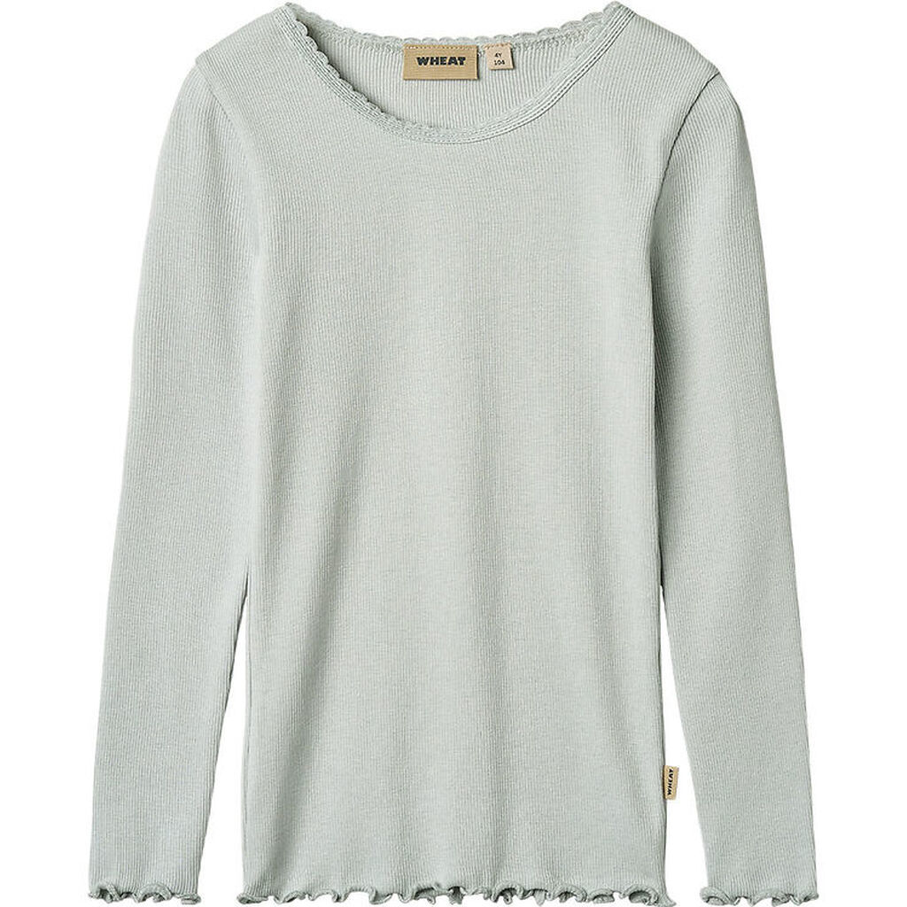 Wheat Bluse - Rib - Reese - Soft Blue
