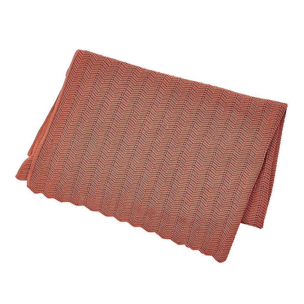 Smallstuff Babytæppe - Strik - Rouge