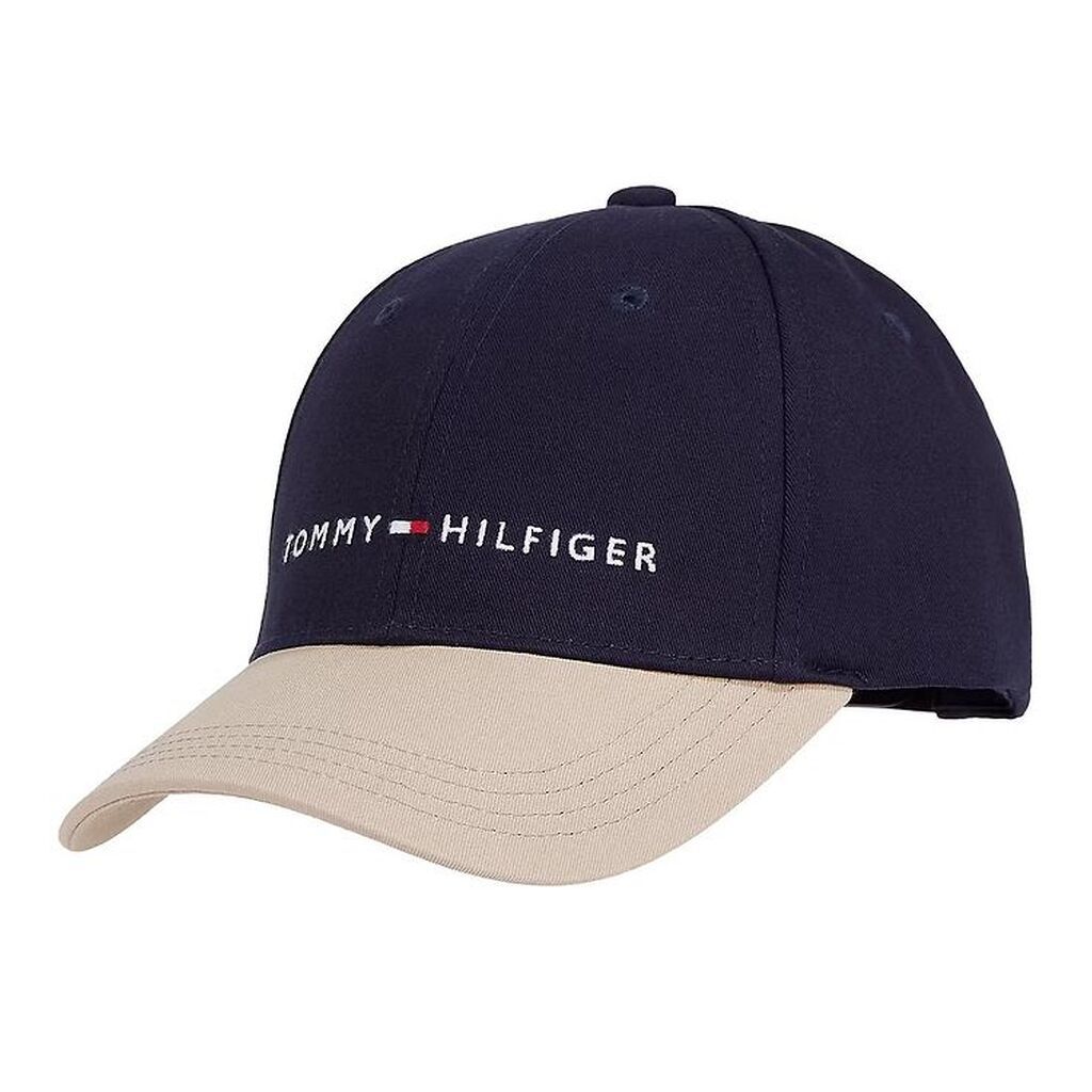 Tommy Hilfiger Kasket - Essential Colorblock - Space Blue