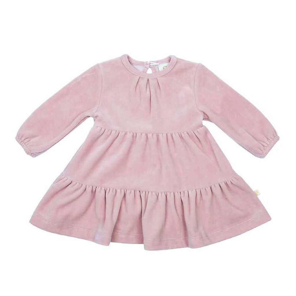 Smallstuff Kjole - Velour - Powder