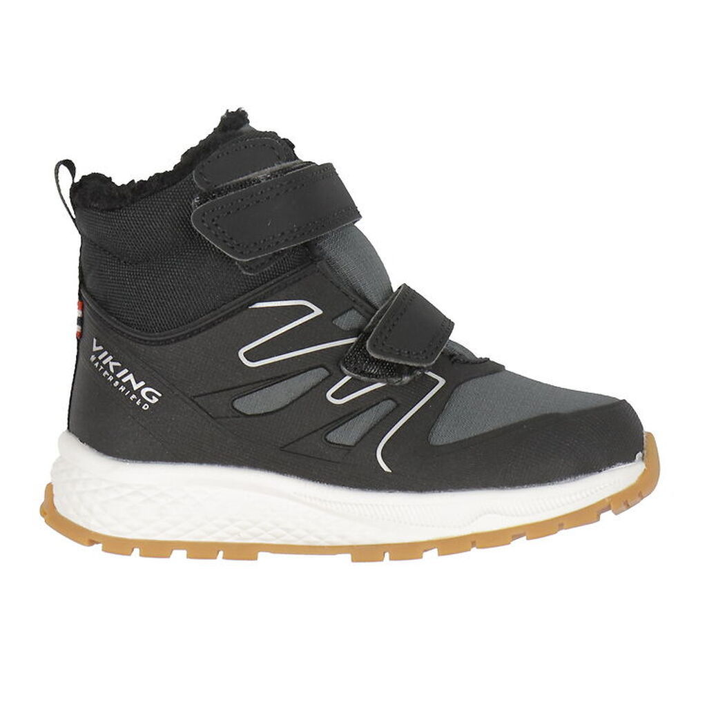 Viking Vinterstøvler - Tex - Equip Defence Warm WP 2V - Black/Ch