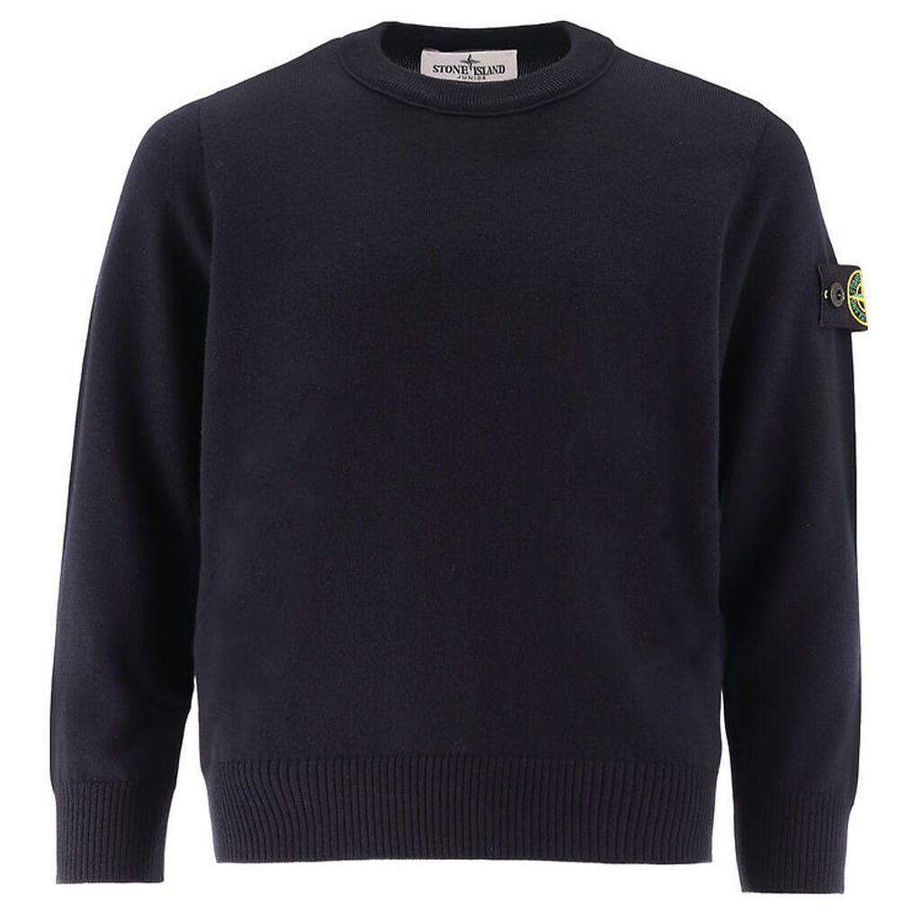 Stone Island Bluse - Uld - Navy