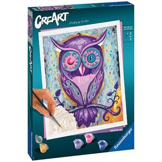 Ravensburger CreArt Malesæt - Dreaming Owl