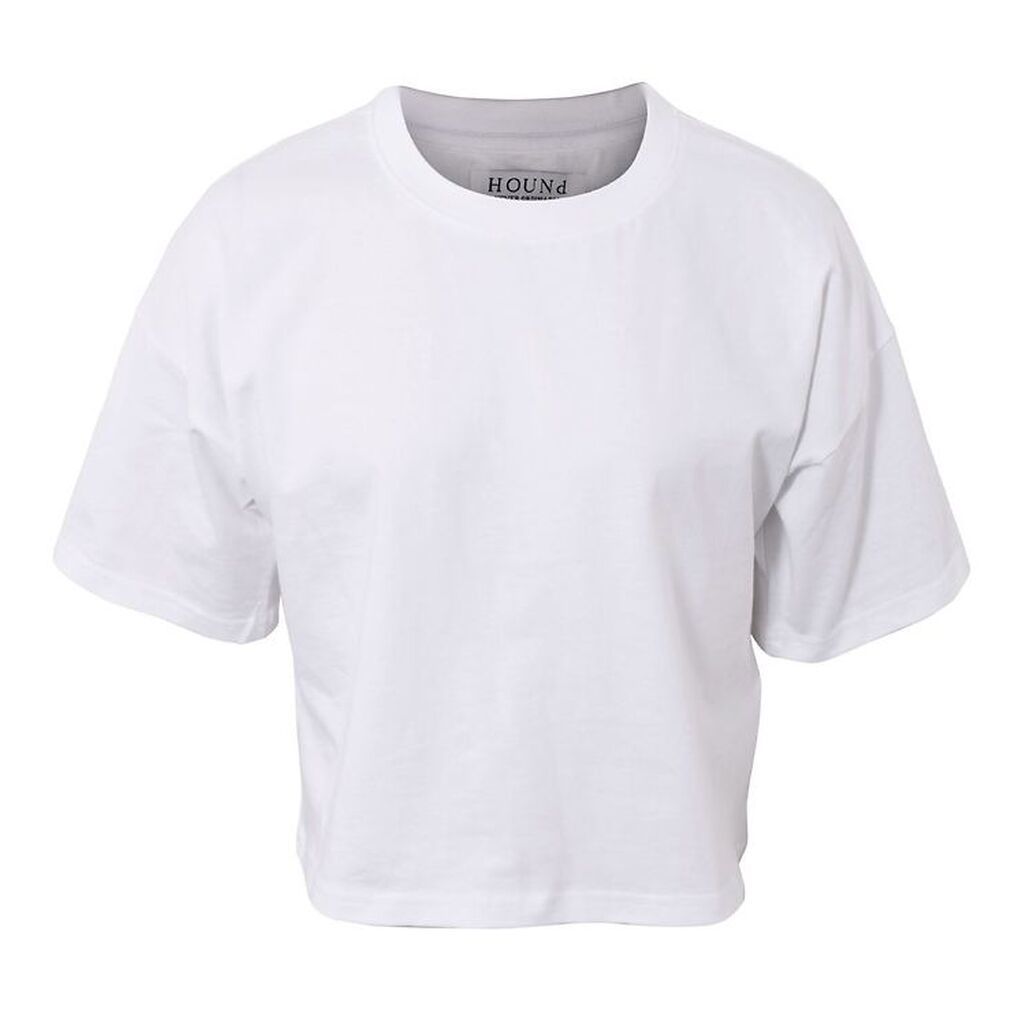 Hound T-shirt - Crop - White