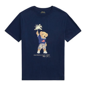 Polo Ralph Lauren T-shirt - Navy m. Bamse