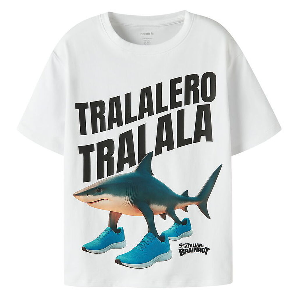 Name It T-shirt - Noos - NkmArmi Brainrot - Bright White
