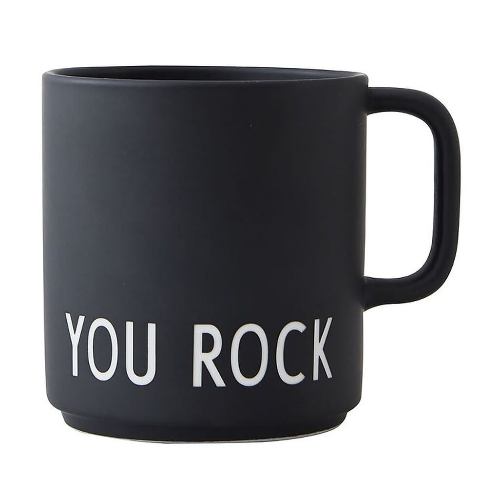 Design Letters Krus - Favourite - Sort m. You Rock