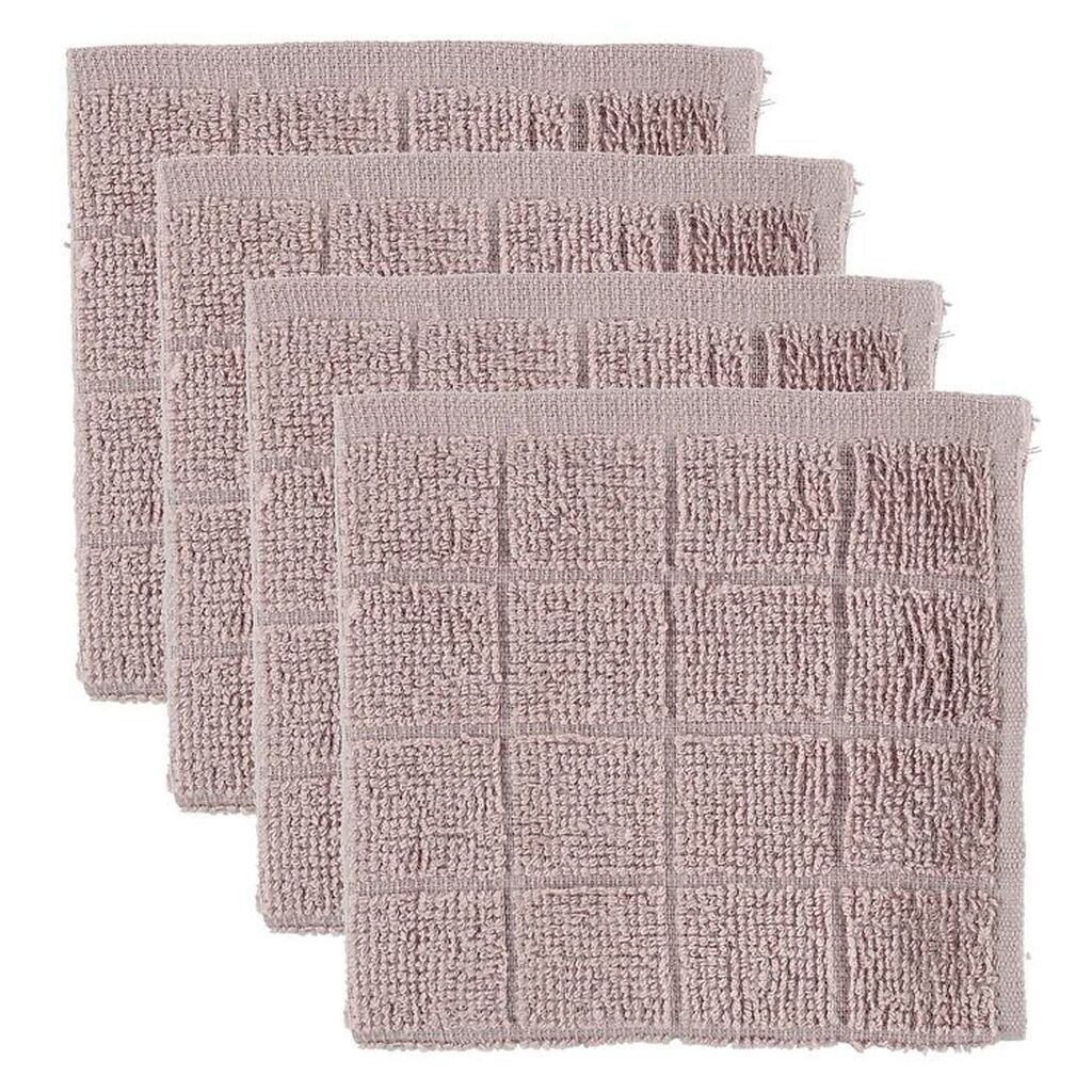 Pippi Vaskeklude - 4-pak - Støvet Rosa