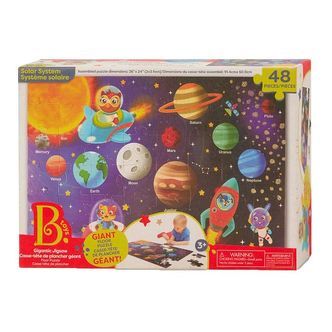 B. toys Gulvpuslespil - 48 brikker - Solsystemet