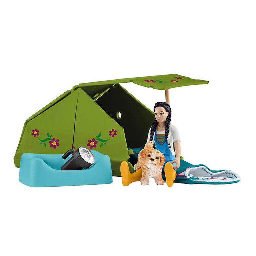 Schleich Campingeventyr Med Kim - 42745 - 10 Dele