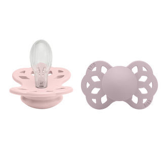 BIBS Infinity Sutter - 2-pak - Str. 2 - Symmetrisk - Blossom/Dus