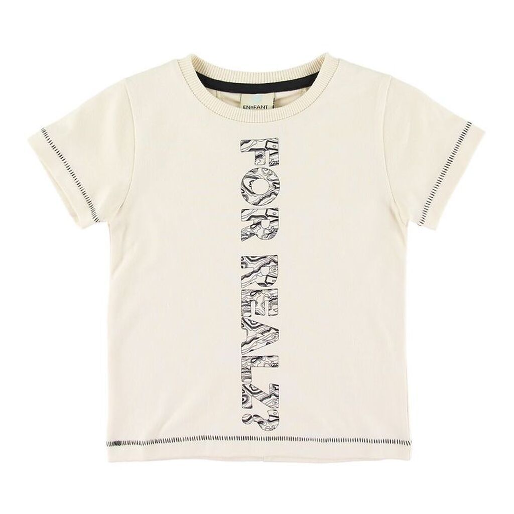 En Fant T-shirt - Cream m. Tekst