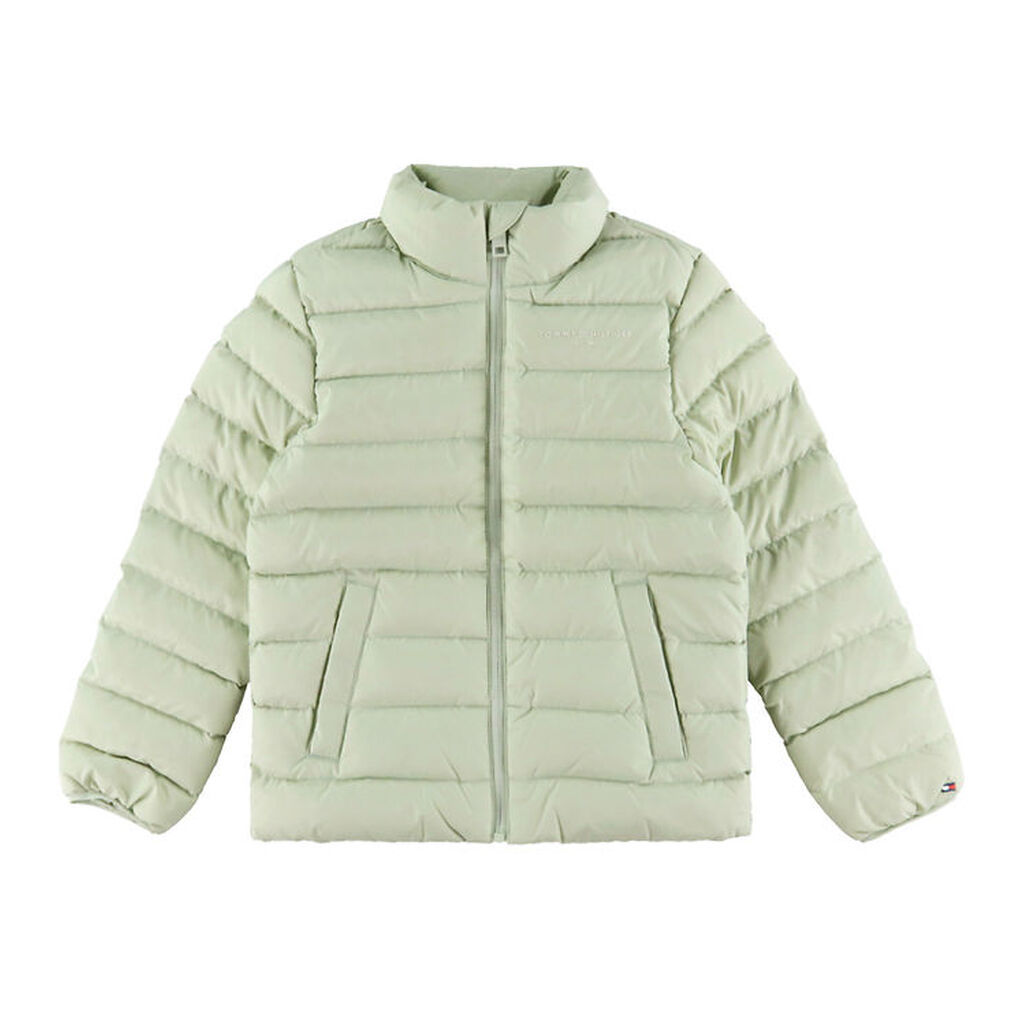 Tommy Hilfiger Dunjakke - Light Down - Misty Sage Green