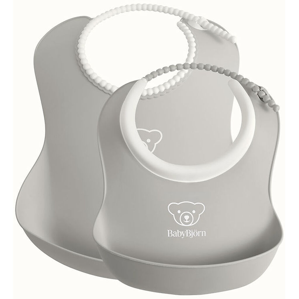 BabyBjörn Hagesmæk - 2-pak - Grå