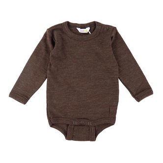 Joha Body l/æ - Uld - Mørkebrun