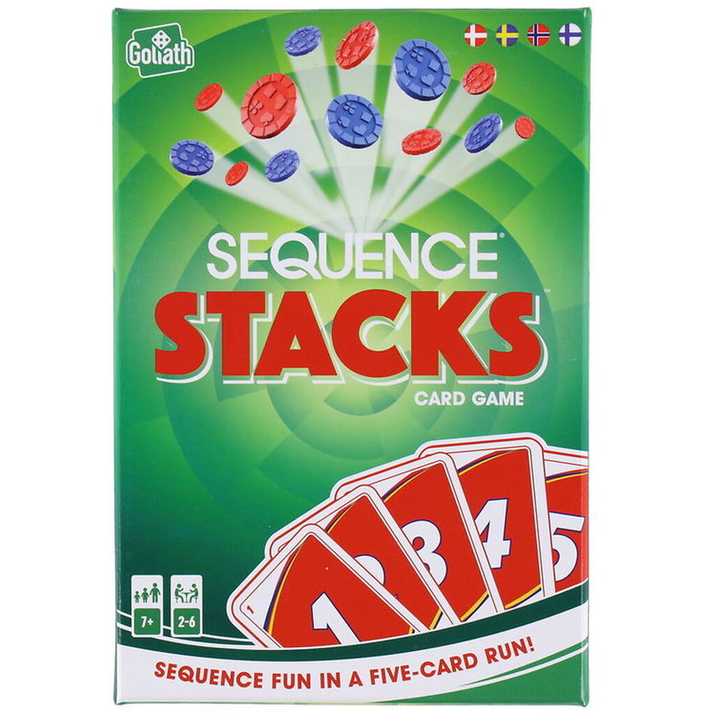 Asmodee - Sequence Kortspil - Stacks