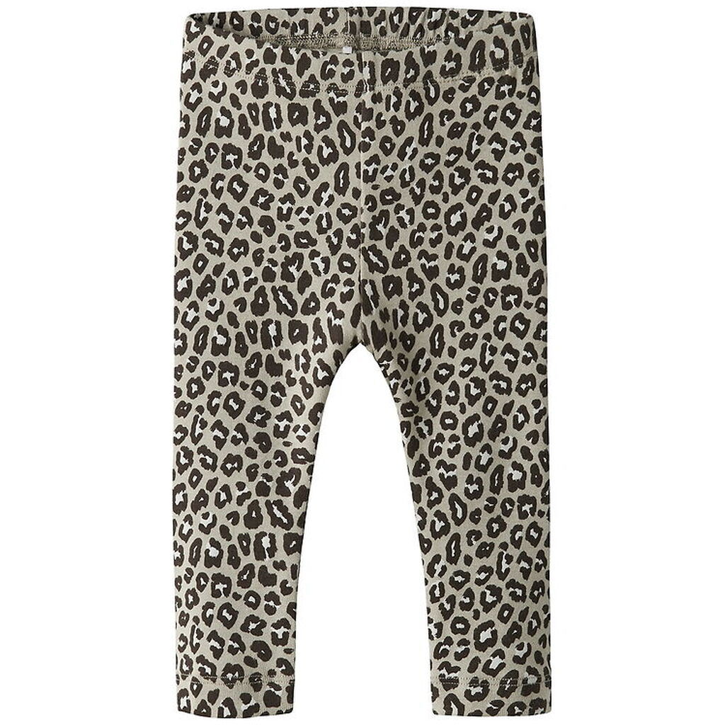 Name it Leggings - NbfLeoana - Peyote m. Leopardprint