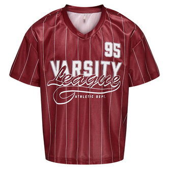 Kids Only T-shirt - Sporty - KogJuno - Cabernet/League