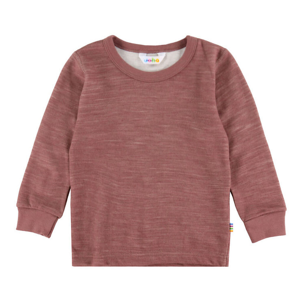 Joha Bluse - Uld/Bambus - Mørk Rose