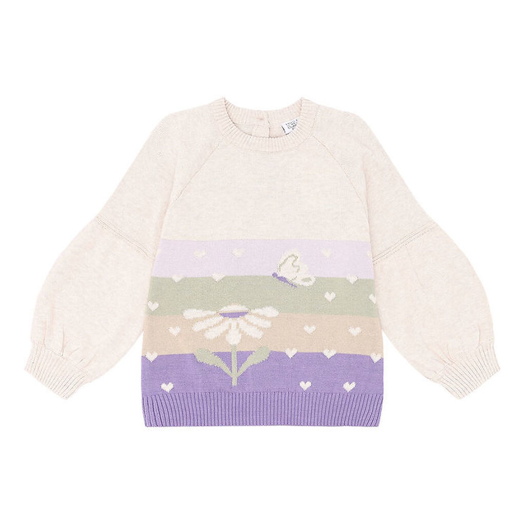 Hust and Claire Bluse - Strik - Pippa - Whisper Melange