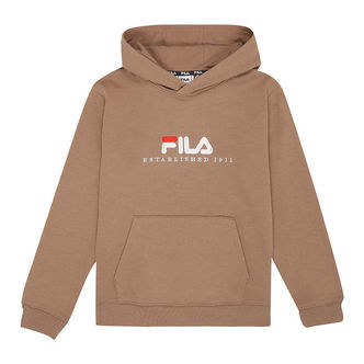 Fila Hættetrøje - Carisio - Taupe Gray m. Logo